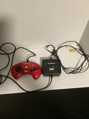 Genesis Mini Console Adapter with Red Controller